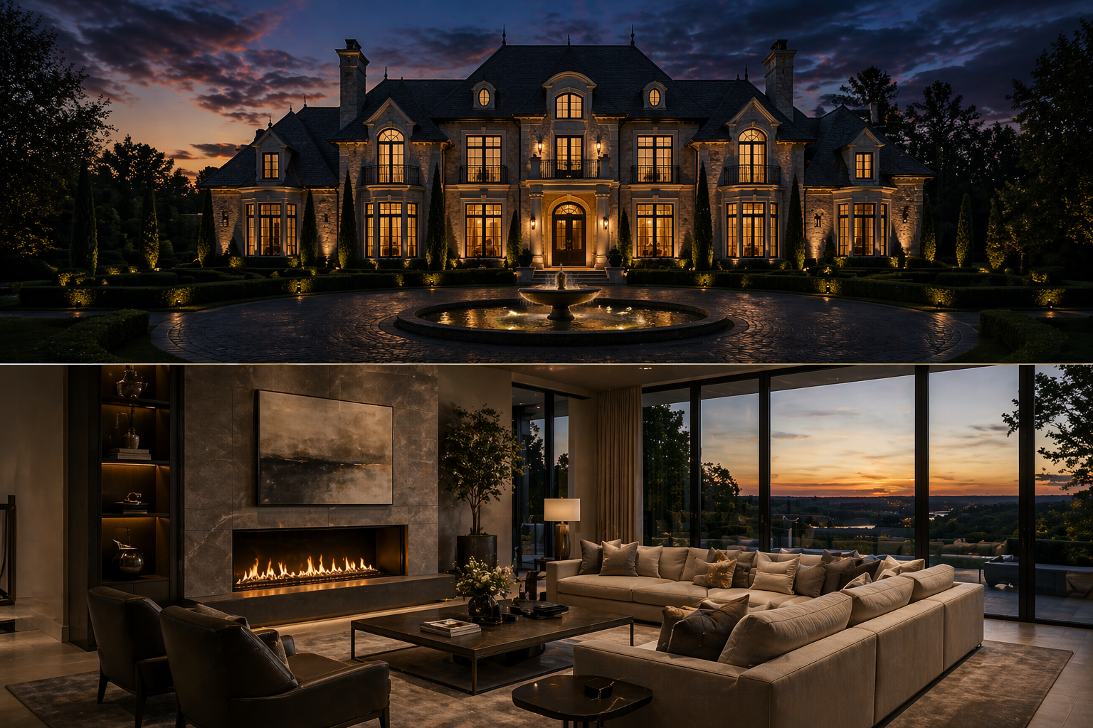 Luxury estate exterior